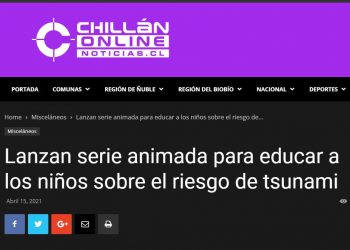 ChillanOnline.cl: Lanzan serie animada para educar a los niños sobre el riesgo de tsunami.
