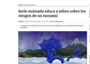 Cooperativa.cl: Serie animada educa a niños sobre los riesgos de un tsunami.
