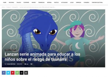 Infogate.cl: Lanzan serie animada para educar a los niños sobre el riesgo de tsunami.