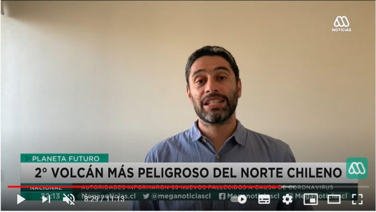 Meganoticias: 2do. volcán más peligroso de Chile