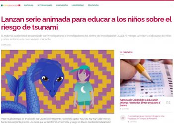 Portal Educación.cl: Lanzan serie animada para educar a los niños sobre el riesgo de tsunami.