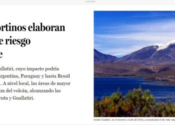 Qué Pasa: Investigadores nortinos elaboran el primer mapa de riesgo volcánico en Chile.