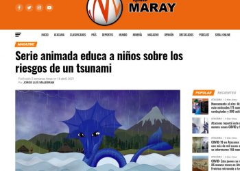 RadioMaray.cl: Serie animada educa a niños sobre los riesgos de un tsunami.