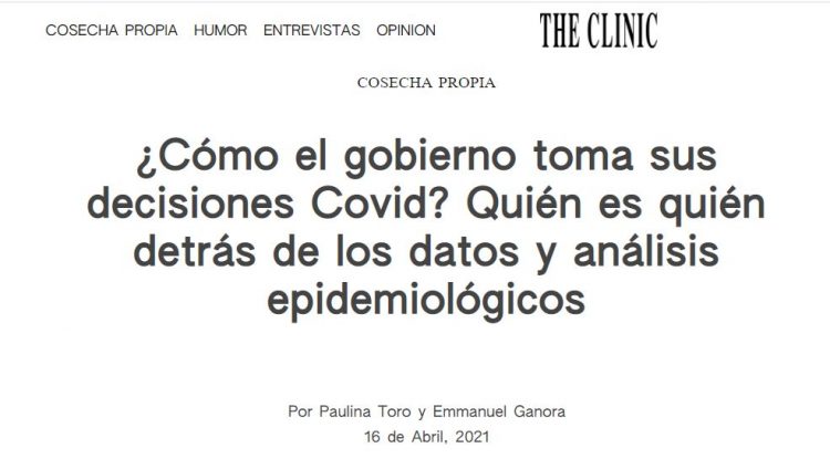 The Clinic: ¿Cómo el gobierno toma sus decisiones Covid? Quién es quién detrás de los datos y análisis epidemiológicos.