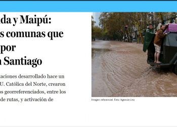 La Tercera.com: Lo Prado, Estación Central, Santiago, La Florida y Maipú: Mapa identifica las comunas que sufren más daños por precipitaciones en Santiago.