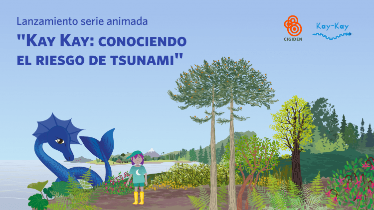 Liberan primeros capítulos de serie animada que ayuda entender a niños y niñas el riesgo de tsunami
