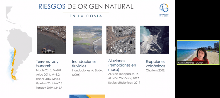 Experta advierte que los procesos rápidos de transformación de la costa chilena aumentan el riesgo de desastre
