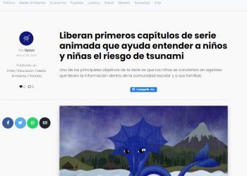 El Ciudadano: Liberan primeros capítulos de serie animada que ayuda entender a niños y niñas el riesgo de tsunami
