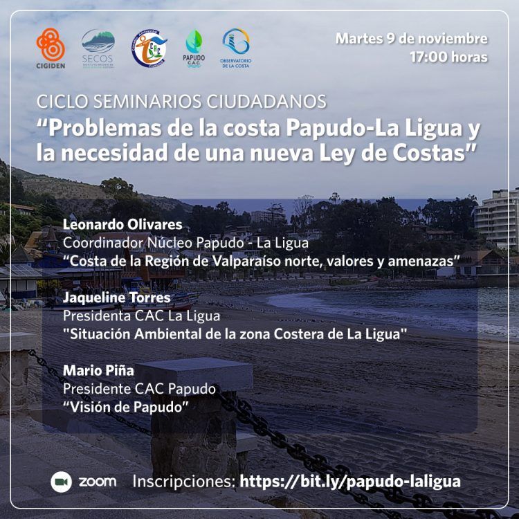 «Seminario ciudadano: «Problemas de la costa Papudo-La Ligua y la necesidad de una nueva Ley de Costas”