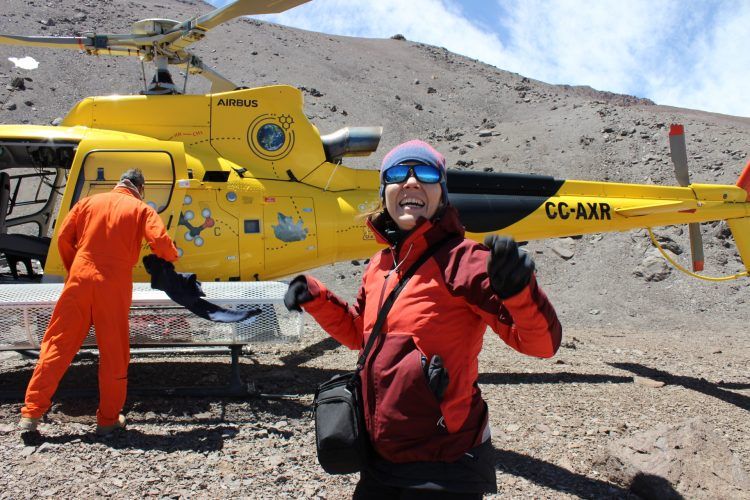Científicos realizan sobrevuelo para estudiar las multiamenazas en la cuenca del Río Maipo