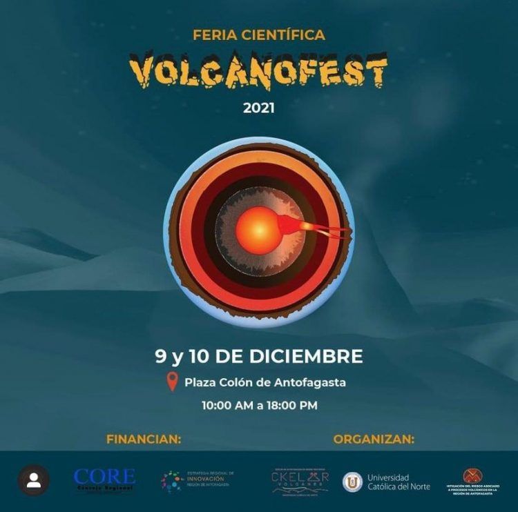Erupción de un volcán a escala, talleres infantiles y vuelo de dron destacan en primera feria científica sobre volcanes en Chile