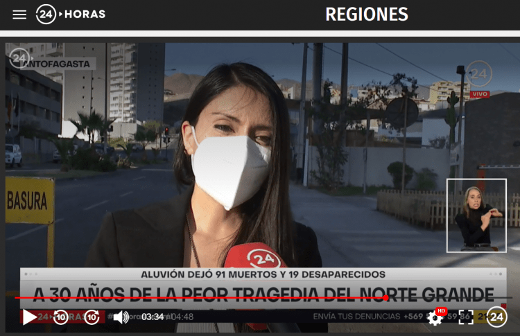 24 Horas: A 30 años de la peor tragedia del norte grande: Aluvión dejó 91 muertos y 19 desaparecido