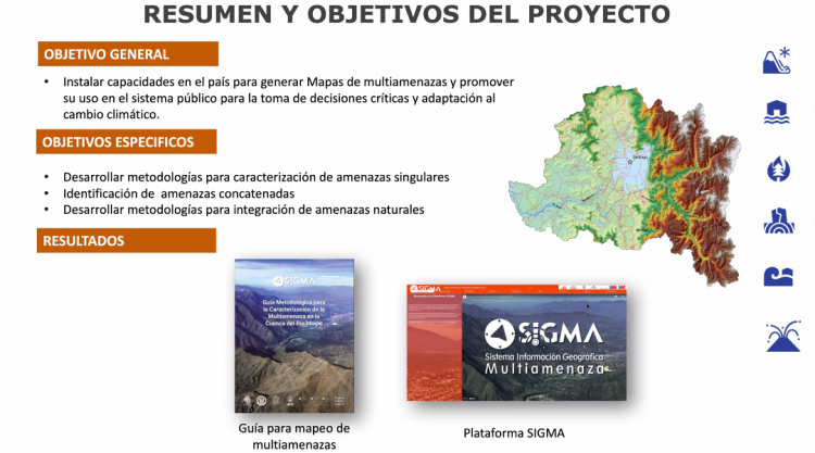 Científicos liberan el primer mapa de información geográfica multiamenaza para la Cuenca del río Maipo 