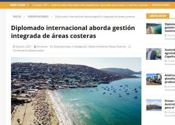 Entramar.cl: Diplomado internacional aborda gestión integrada de áreas costeras