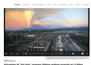 MSN.com: Vulcanismo de «hot spot»: expertos chilenos analizan erupción en La Palma