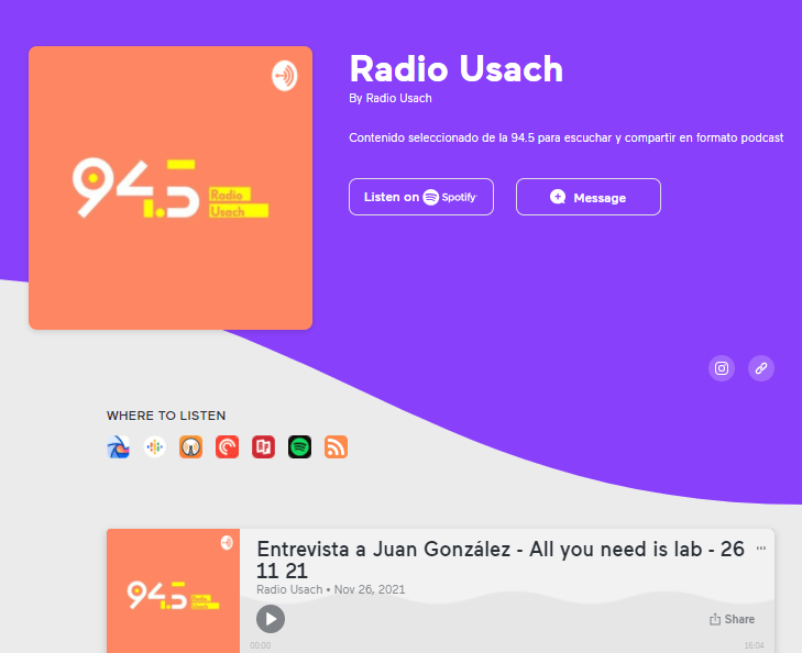 Radio USACH: Investigador Juan González explica los avances para alertar terremotos y tsunamis a partir de la ionósfera