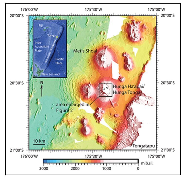 ¿Qué pasó en el volcán Hunga Tonga – Hunga Haa’pai ubicado en el Pacífico Oriental?