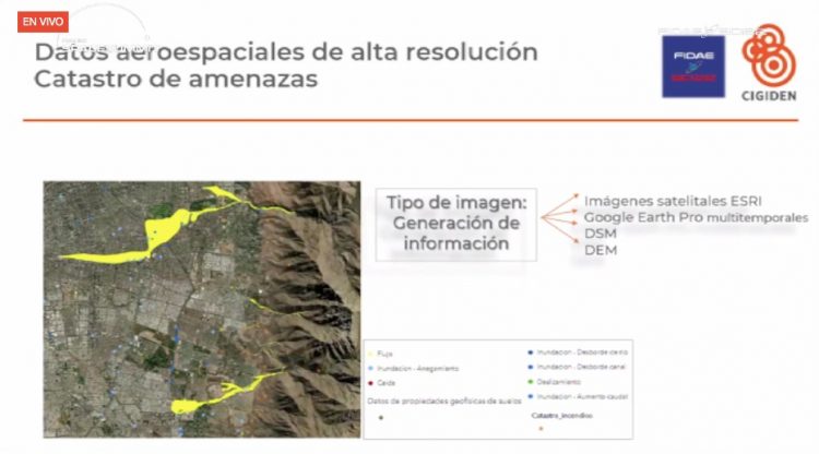 Expertos CIGIDEN destacan relevancia de las imágenes aéreas en estudios de riesgo de desastres