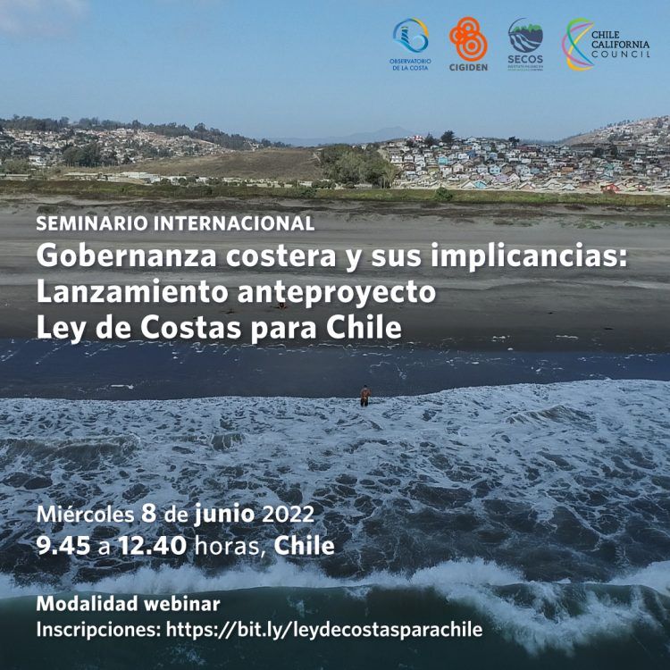Seminario Internacional “Gobernanza costera y sus implicancias: Lanzamiento anteproyecto Ley de Costas para Chile”
