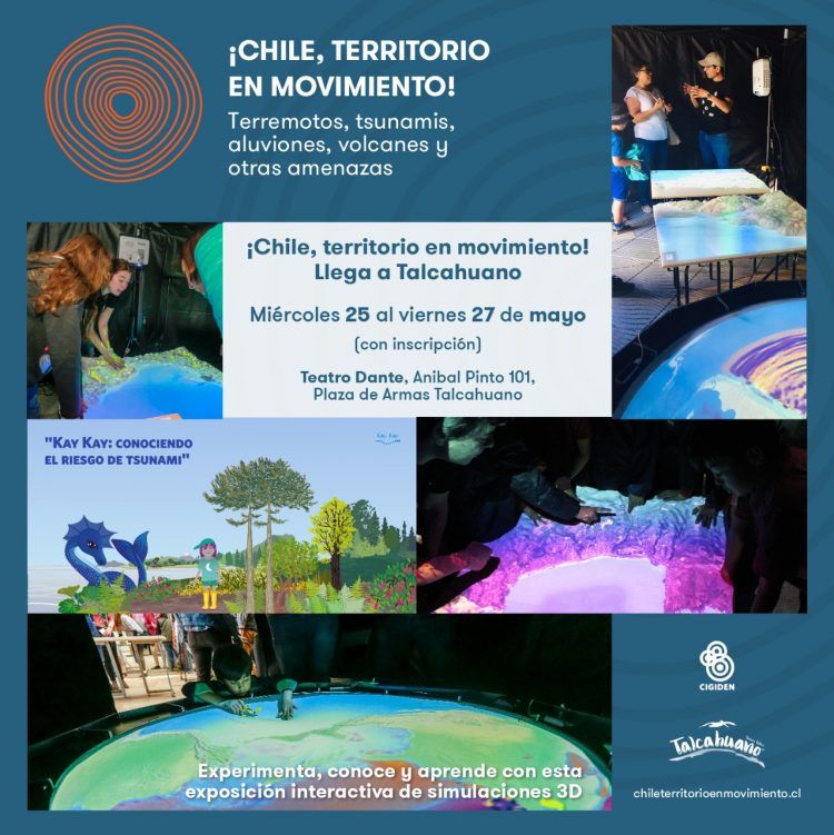 Exposición “Chile, territorio en movimiento” en Talcahuano