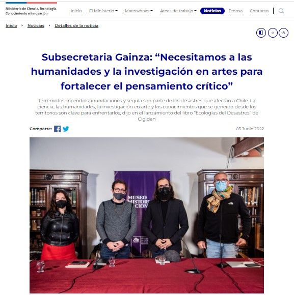 Ministerio de Ciencia – Subsecretaria Gainza: “Necesitamos a las humanidades y la investigación en artes para fortalecer el pensamiento crítico”