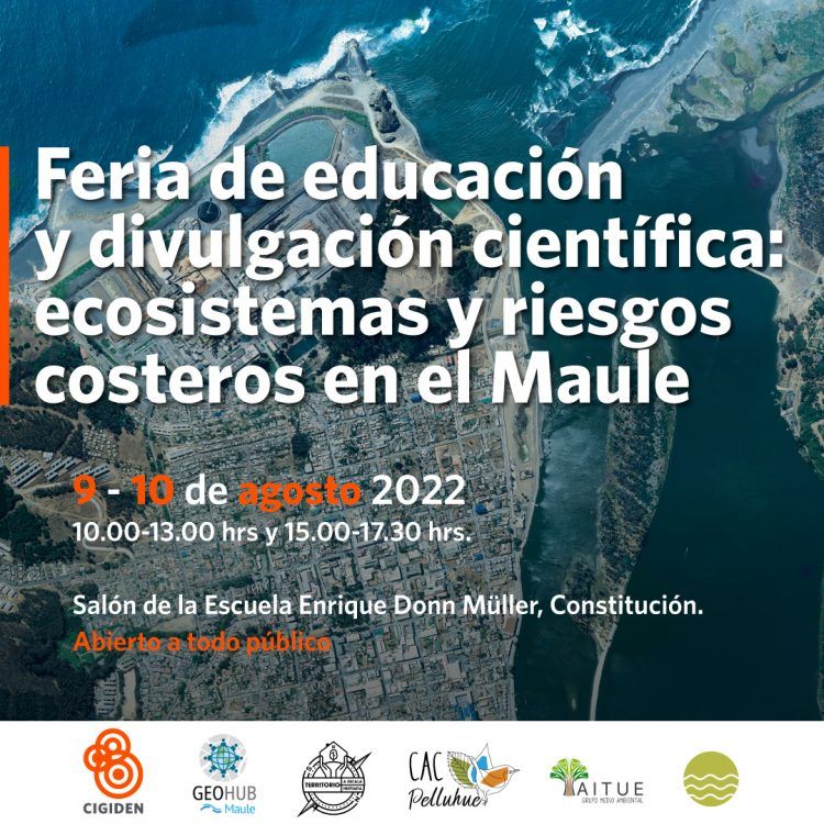 “Feria de educación y divulgación científica: ecosistemas y riesgos costeros en el Maule»