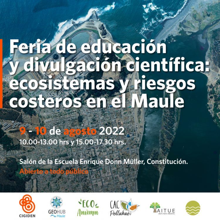 “Feria de educación y divulgación científica: ecosistemas y riesgos costeros en el Maule»