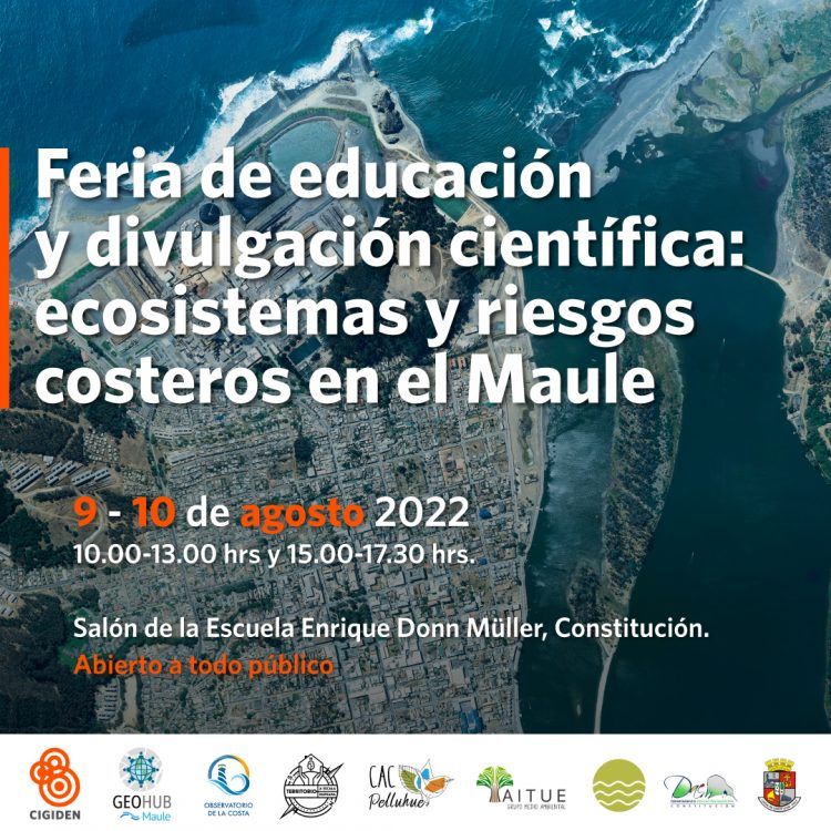 “Feria de educación y divulgación científica: ecosistemas y riesgos costeros en el Maule»