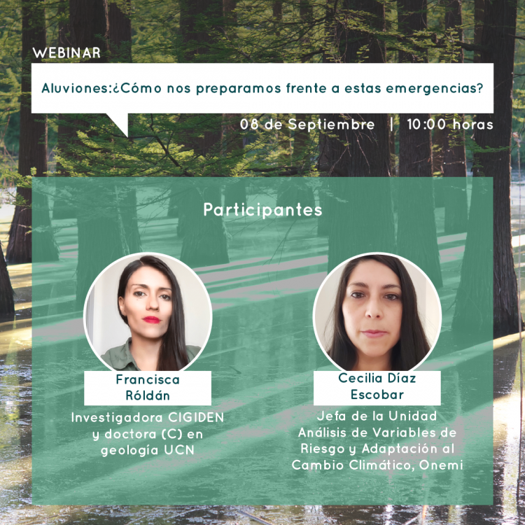 “Aluviones: ¿Cómo nos preparamos frente a estas emergencias?»,