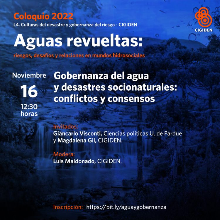 Gobernanza del agua y desastres socionaturales: conflictos y consensos