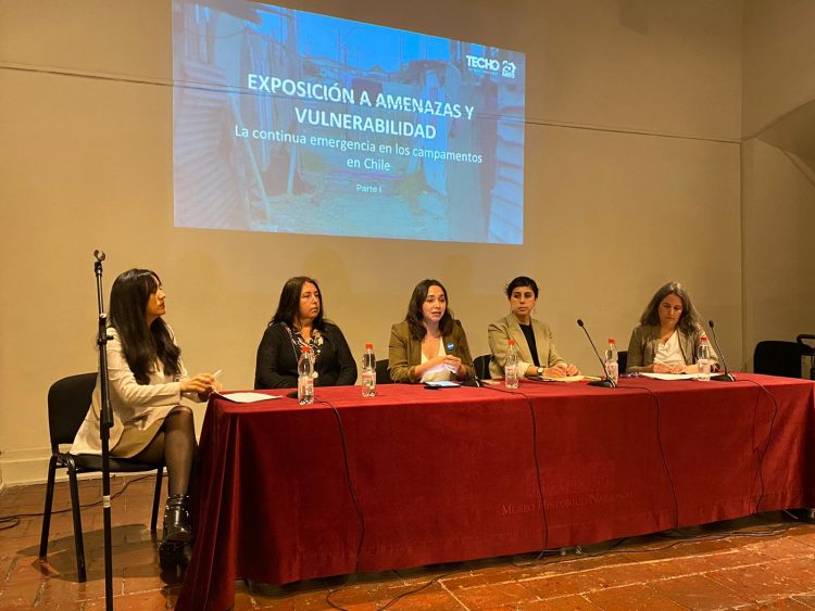 Estudio elaborado por TECHO Chile y CIGIDEN revela que el 93% de los campamentos está expuesto a amenazas de origen natural