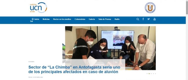 Noticias.ucn.cl | Sector de “La Chimba” en Antofagasta sería uno de los principales afectados en caso de aluvión