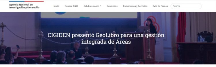 ANID | CIGIDEN presentó GeoLibro para una gestión integrada de Áreas