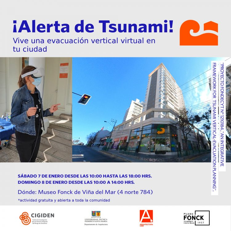 Experto CIGIDEN realizará simulaciones de Evacuación Vertical Virtual en el Museo Fonck de Viña del Mar
