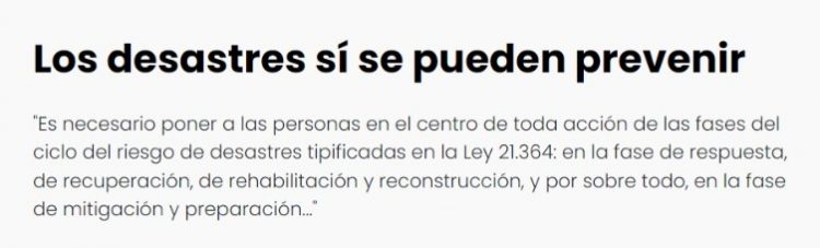 El Ciudadano | Los desastres sí se pueden prevenir
