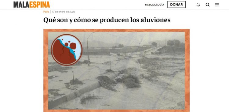 Mala Espina Check | Qué son y cómo se producen los aluviones