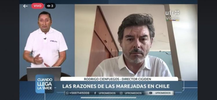 UFRO Medios | Director de CIGIDEN, Rodrigo Cienfuegos, hablando de marejadas y el proyecto SIMONA Costa