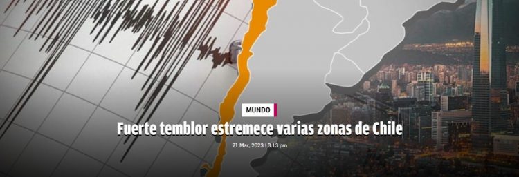 El Periodico de Monagas | Fuerte temblor estremece varias zonas de Chile