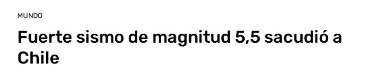 El Periodiquito | Fuerte sismo de magnitud 5,6 sacudió a Chile