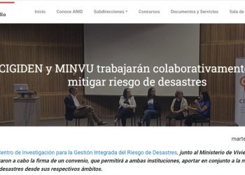 ANID | CIGIDEN y MINVU trabajarán colaborativamente para mitigar riesgo de desastres