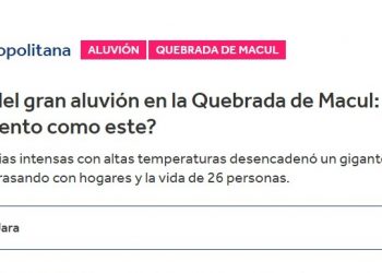 CHV | Se cumplen 30 años del gran aluvión en la Quebrada de Macul: ¿Santiago está preparado para un evento como este?