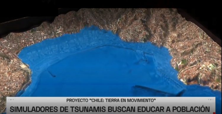 24 Horas | Simuladores 3D muestran lo que sería la entrada de un tsunami a las costas de Valparaíso