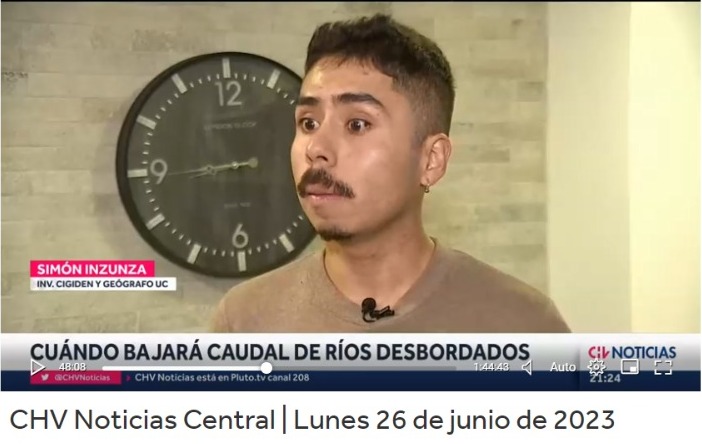 CHV Noticias | Cuándo bajará caudal de ríos desbordados