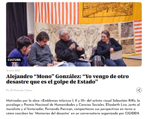 El Mostrador | Alejandro “Mono” González: “Yo vengo de otro desastre que es el golpe de Estado”
