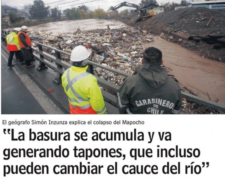 LUN | «La basura se acumula y va generando tapones, que incluso pueden cambiar el caude del río»