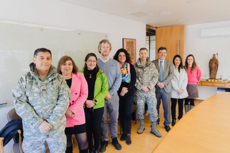 CIGIDEN recibe a autoridades del Servicio Aerofotogramétrico de la Fuerza Aérea de Chile
