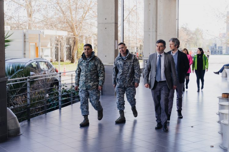 CIGIDEN recibe a autoridades del Servicio Aerofotogramétrico de la Fuerza Aérea de Chile