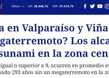 Pura Noticia | ¿Qué pasaría en Valparaíso y Viña del Mar si viene un megaterremoto? Los alcances que tendría un tsunami en la zona central