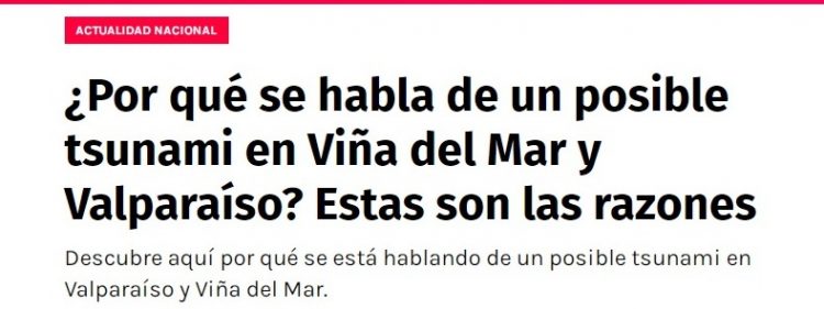 Red Gol | ¿Por qué se habla de un posible tsunami en Viña del Mar y Valparaíso? Estas son las razones