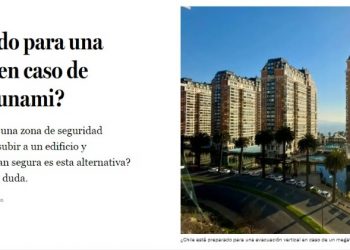 La Tercera | ¿Chile está preparado para una evacuación vertical en caso de megaterremoto y tsunami?